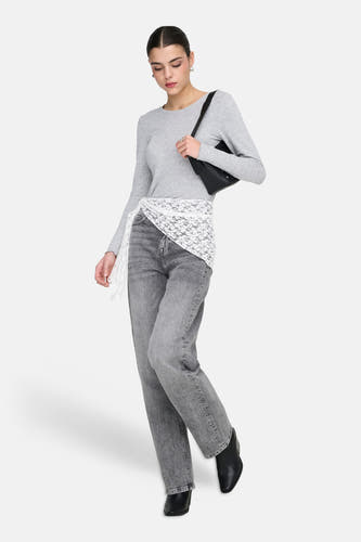 Jeans coupe spécial mid grey denim - JDY