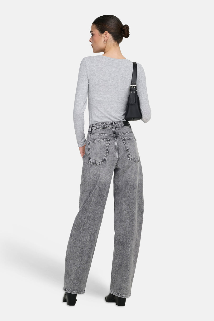 Jeans coupe spécial mid grey denim - JDY