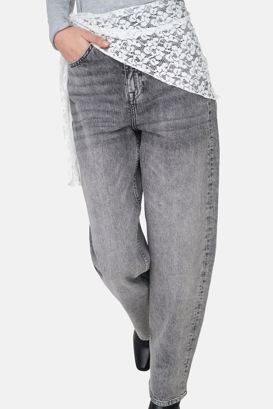 Jeans coupe spécial mid grey denim - JDY