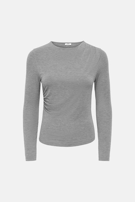 T-shirt à manches longues - Dark Grey Melange