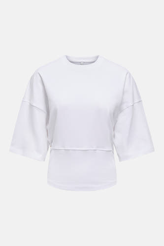 Top uni manche courte blanc - ONLY®