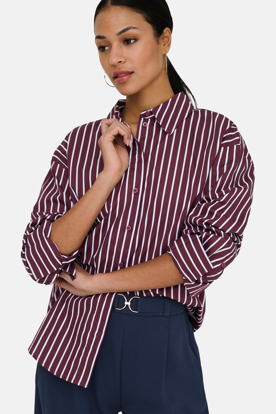 Chemise à manches longues - rouge