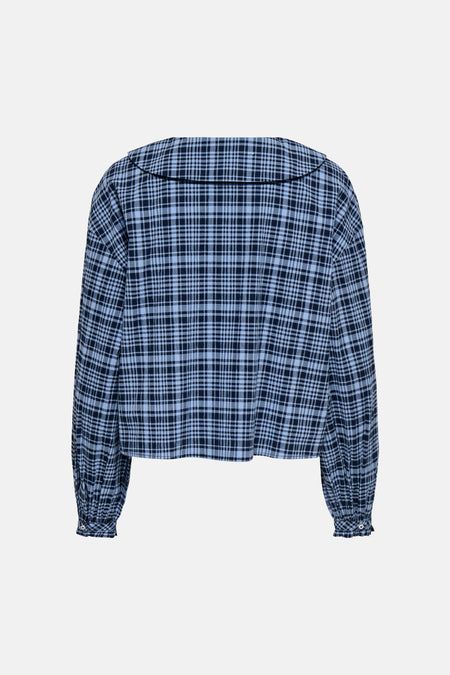Chemise à manches longues - bleu