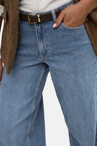 Jeans wide mid blue denim - JDY