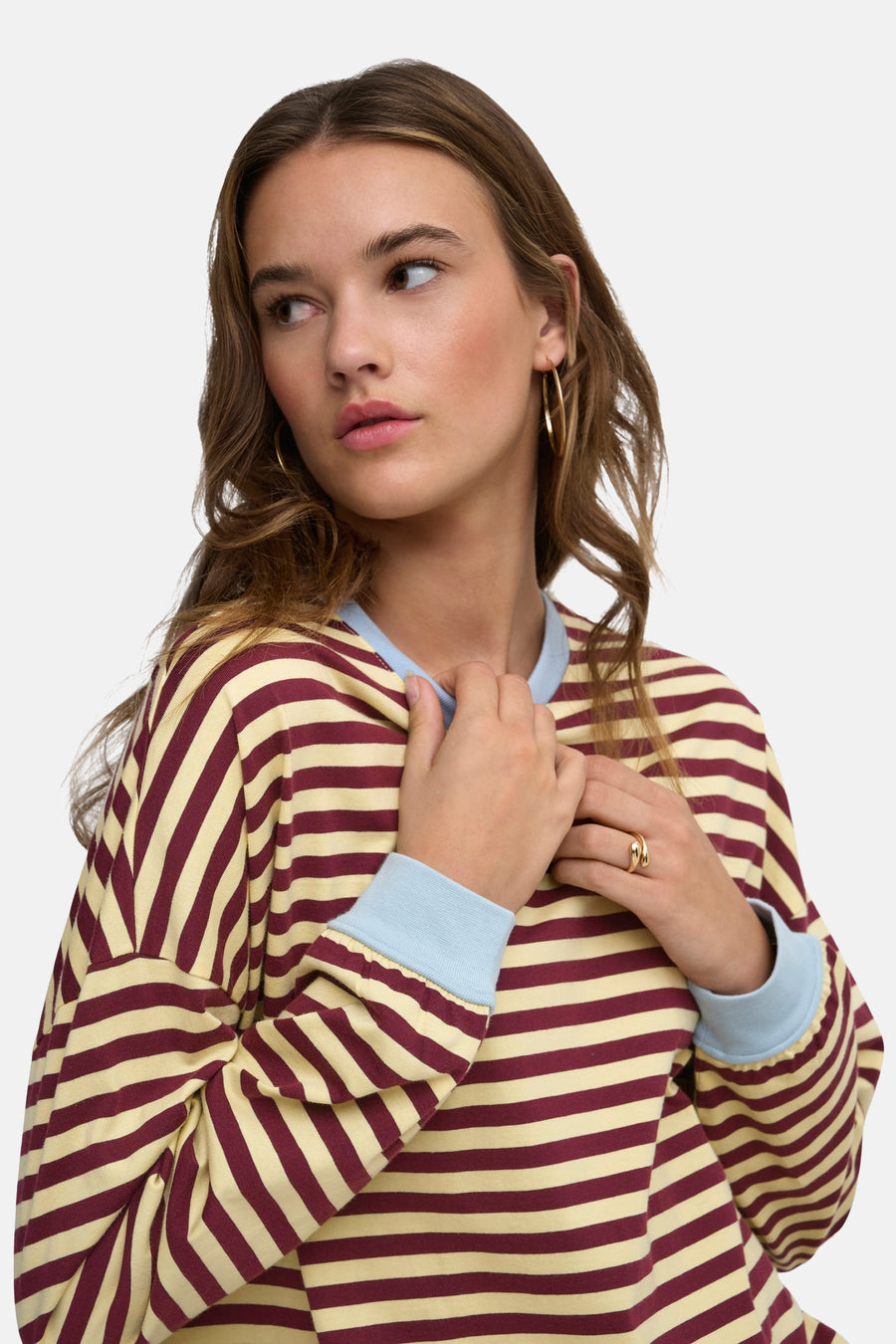 Sweat col O - Mellow Yellow