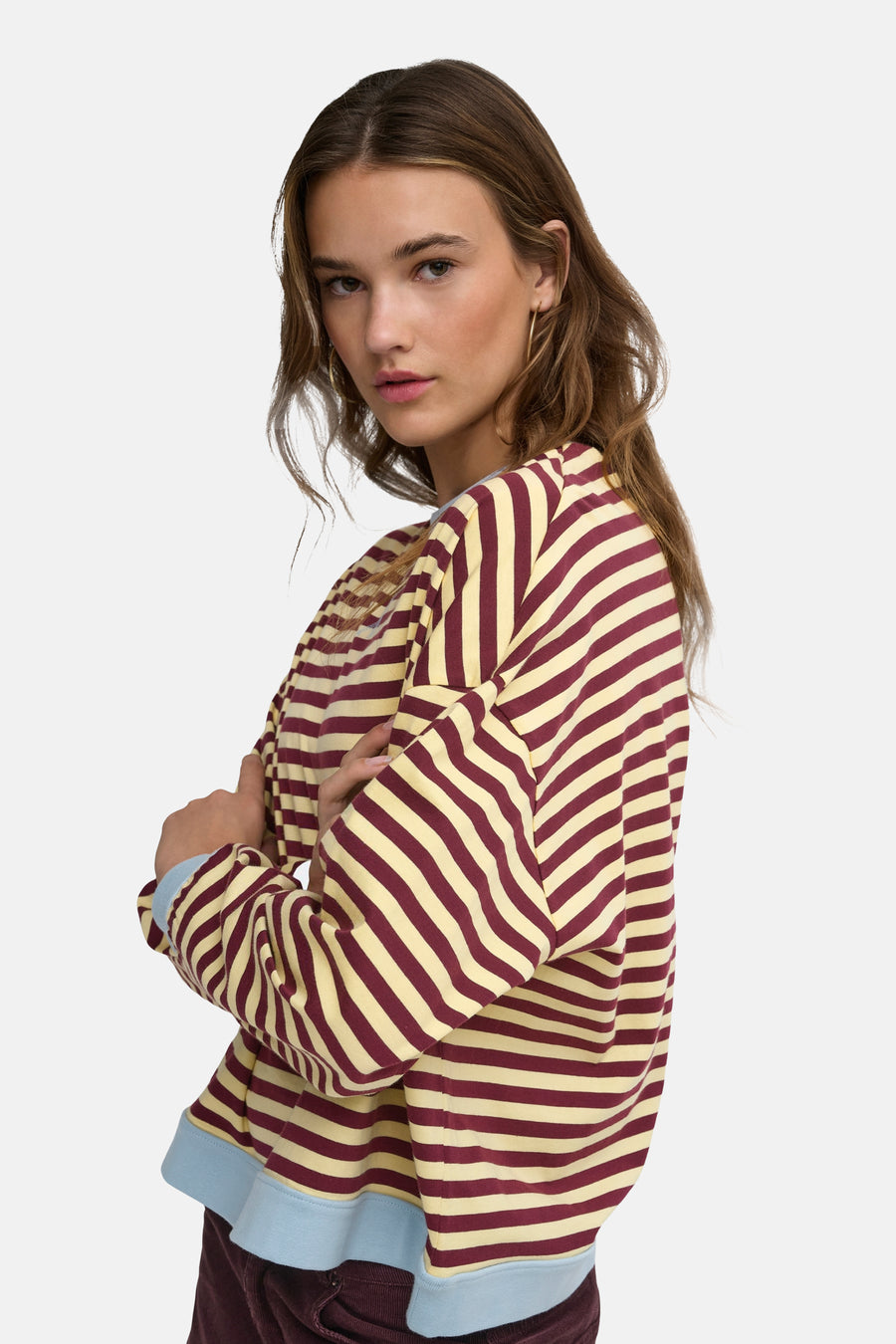 Sweat col O - Mellow Yellow