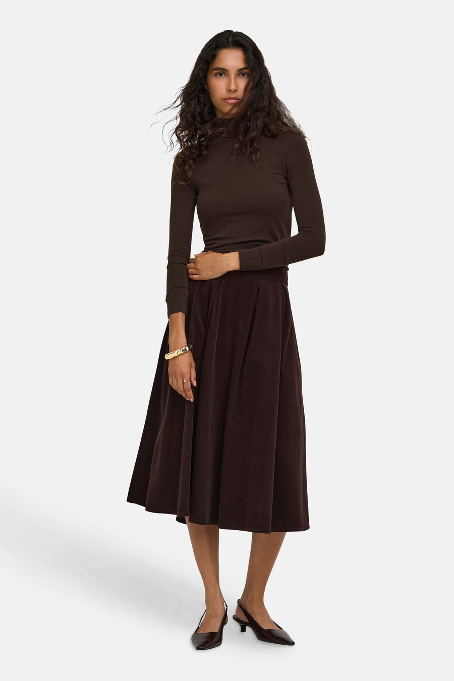 Top (manches longues) brun - ONLY®
