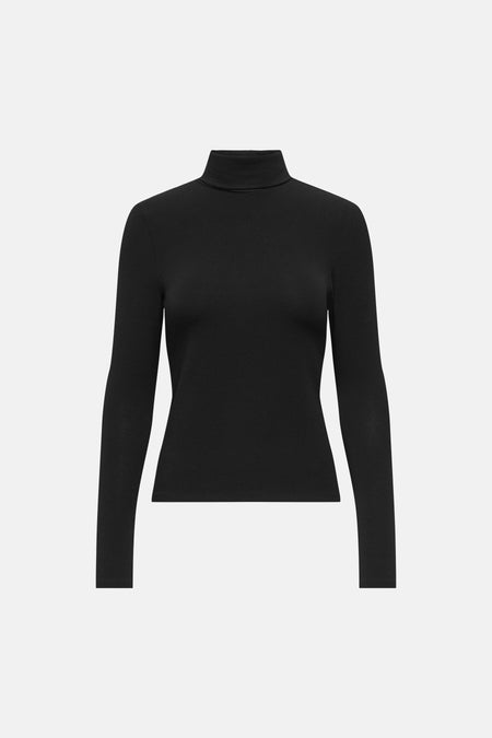 T-shirt à col roulant - Black