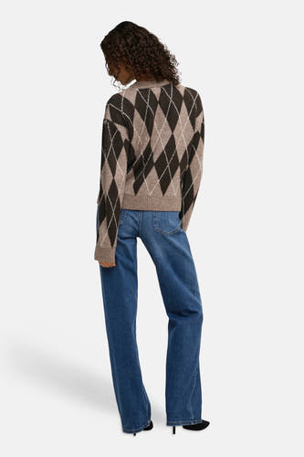 Pull col O beige - JDY