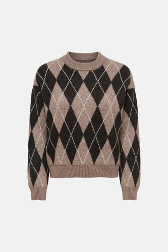 Pull col O beige - JDY