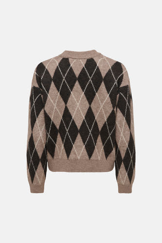 Pull col O beige - JDY