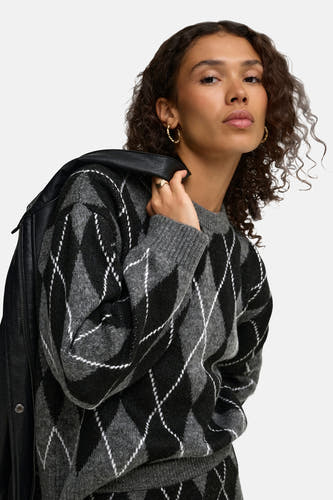 Pull col O gris - JDY