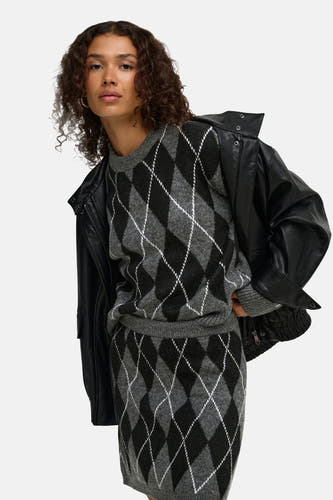 Pull col O gris - JDY