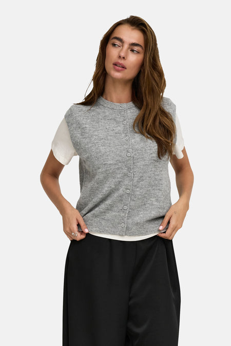 Gilet sans manches - Medium Grey Melange