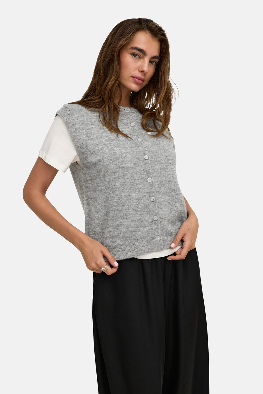 Gilet sans manches - Medium Grey Melange