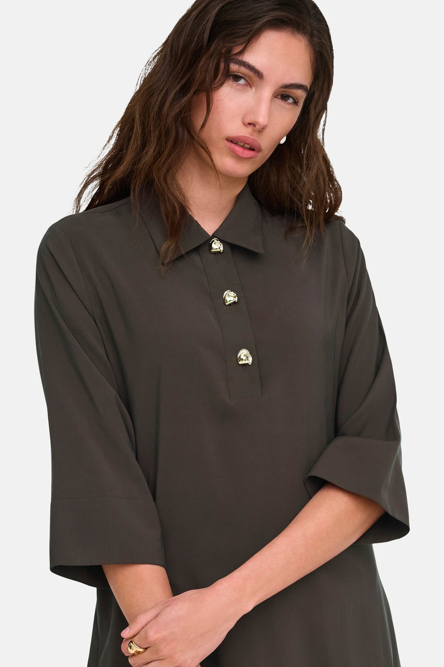 Robes manches courtes brun - JDY