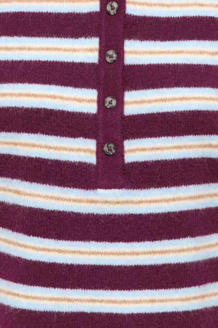 Pull col V multicolore - JDY