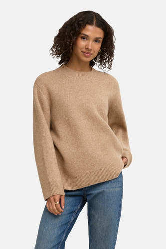 Pull col O beige - JDY