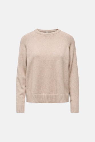 Pull col O beige - ONLY®
