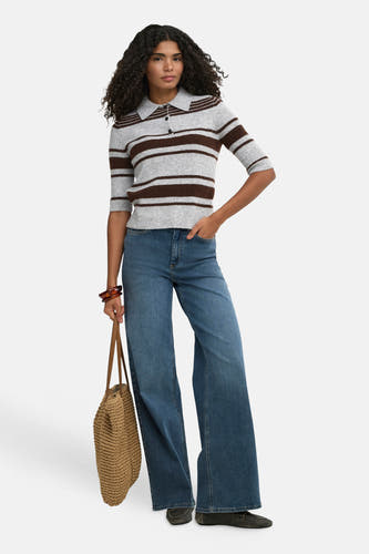 Pull col V gris - ONLY®