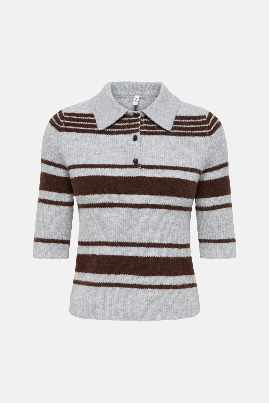 Pull col V gris - ONLY®
