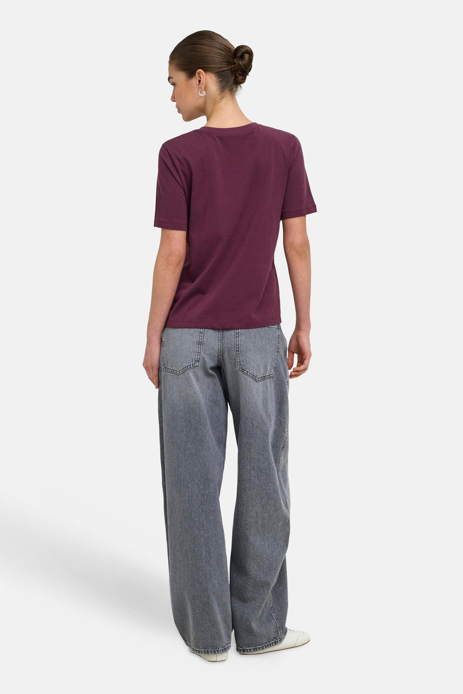Top uni manche courte rouge - ONLY®