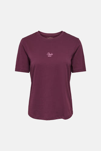 Top uni manche courte rouge - ONLY®