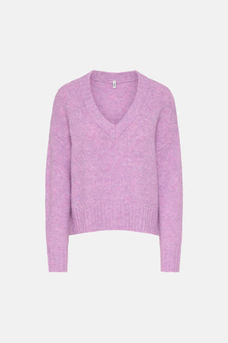 Pull col V rose - ONLY®