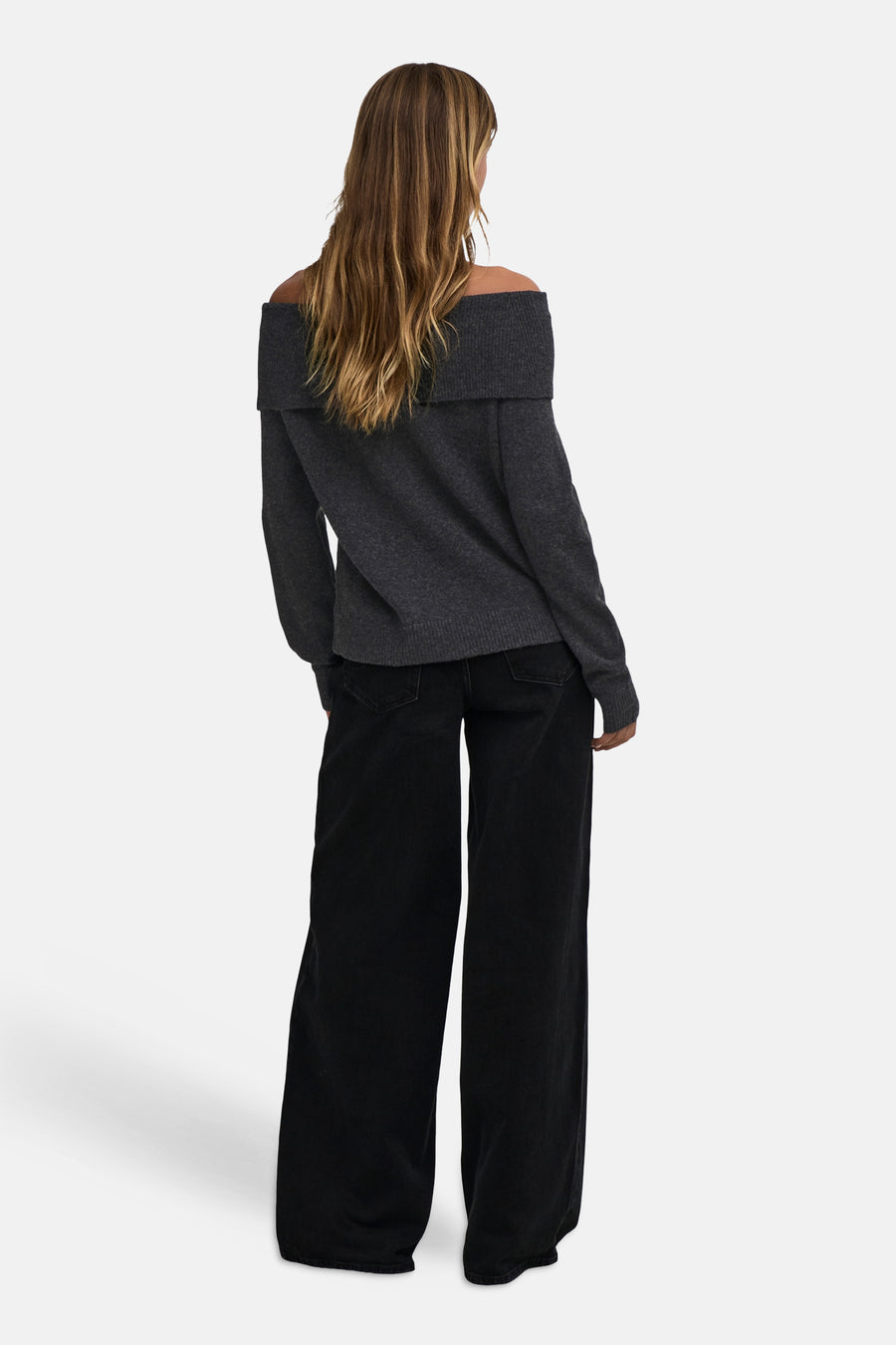 Pull col O gris - JDY