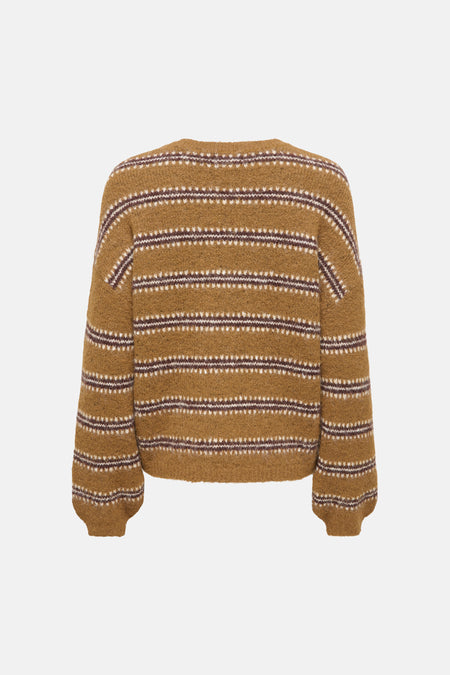 Pull col O beige - JDY