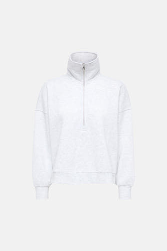Sweat col O - Light Grey Melange