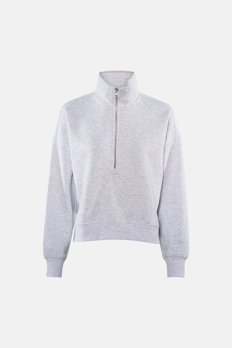 Sweat col O - Light Grey Melange