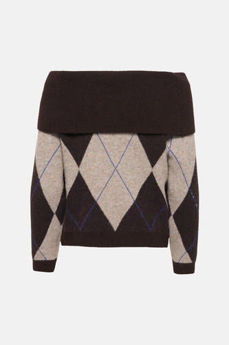 Pull (offshoulder) brun - ONLY®