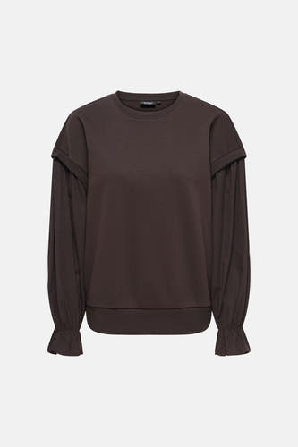 Sweat col O brun - ONLY®