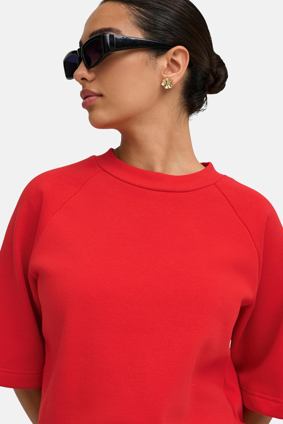 Sweat col O - Racing Red