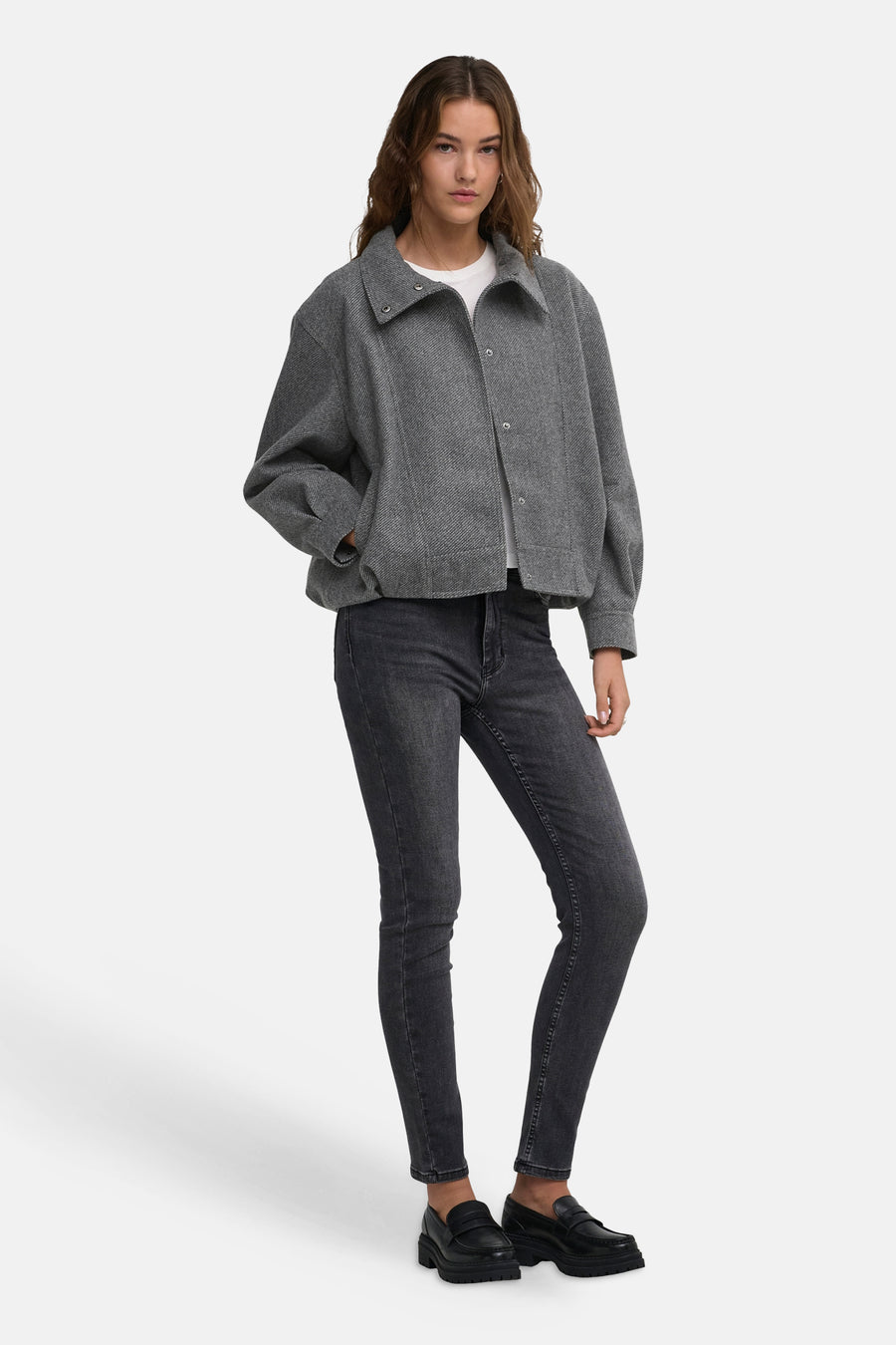 Bomber - Dark Grey Melange