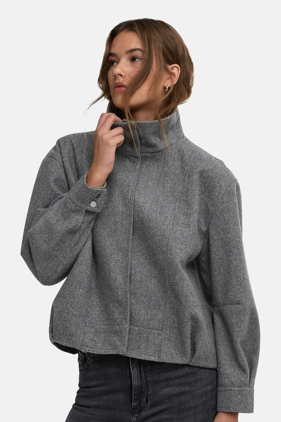 Bomber - Dark Grey Melange