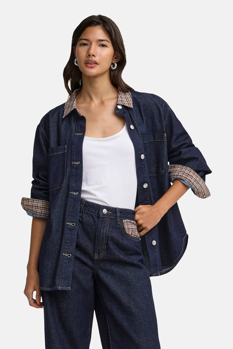 Chemisier (manches longues) dark blue denim - ONLY®
