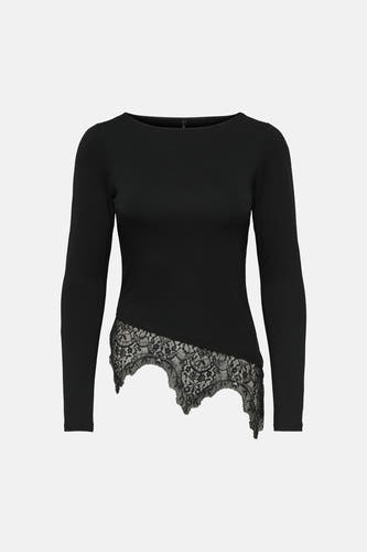Top uni manche longue noir - ONLY®