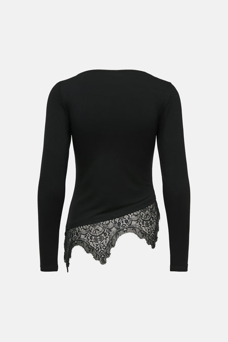 T-shirt à manches longues - Black
