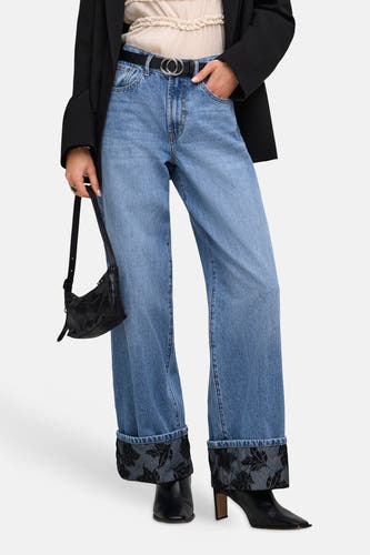 Jeans wide mid blue denim - ONLY®