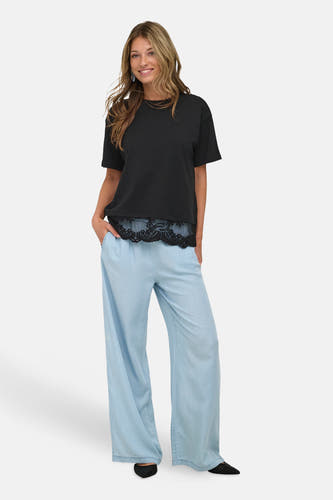 Top uni manche courte noir - ONLY®