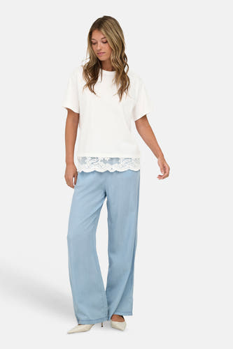 Top uni manche courte blanc - ONLY®