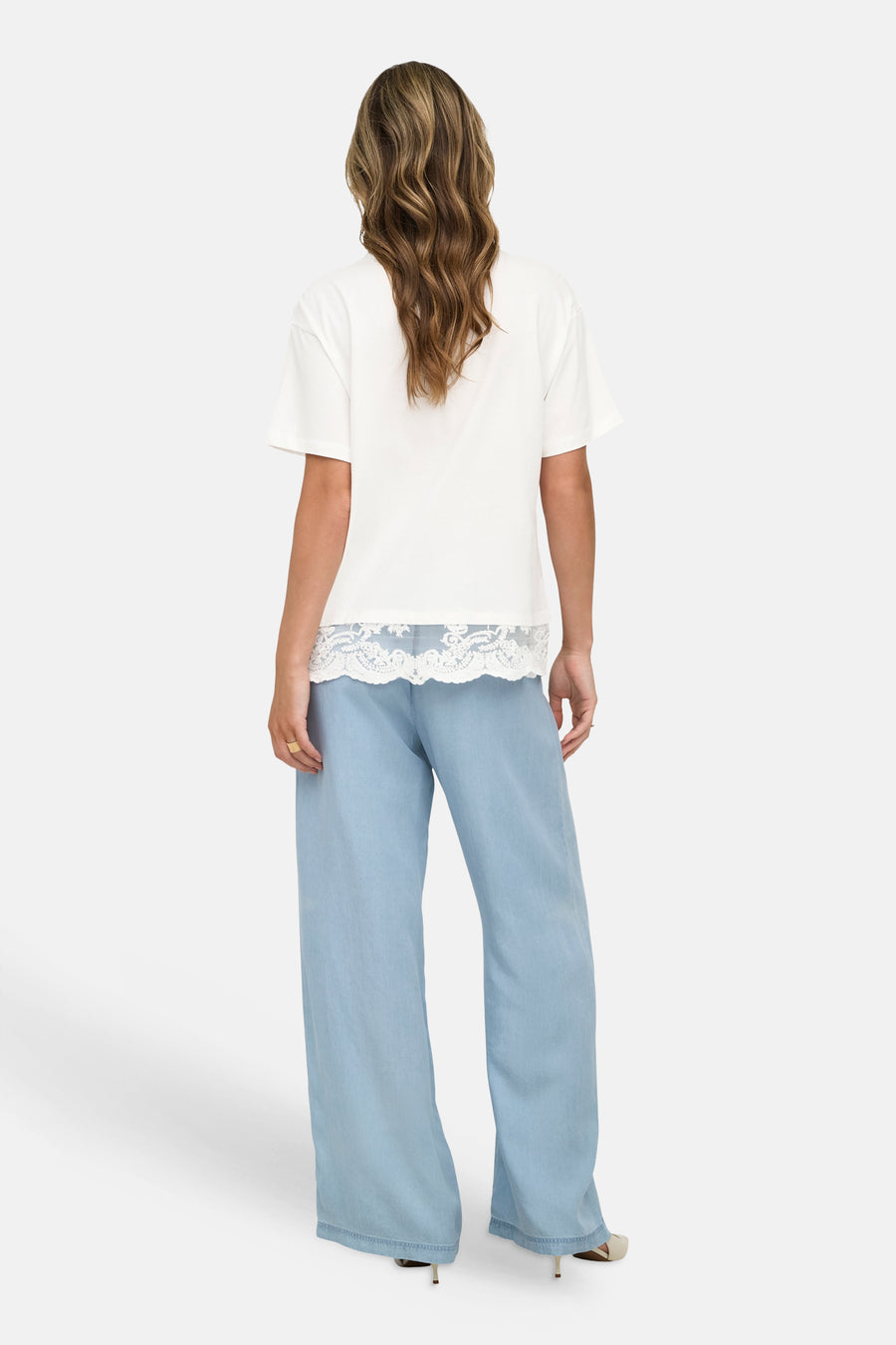 Top uni manche courte blanc - ONLY®