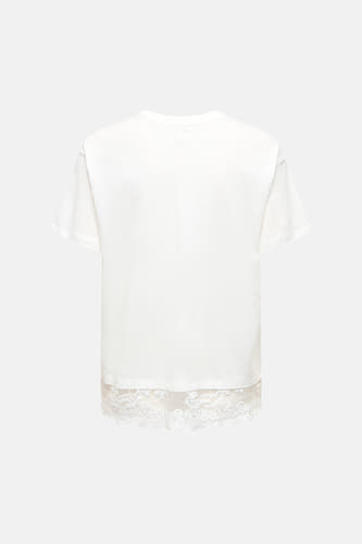 Top uni manche courte blanc - ONLY®