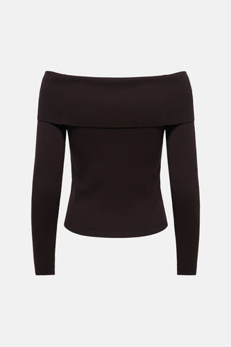 Pull col O brun - JDY