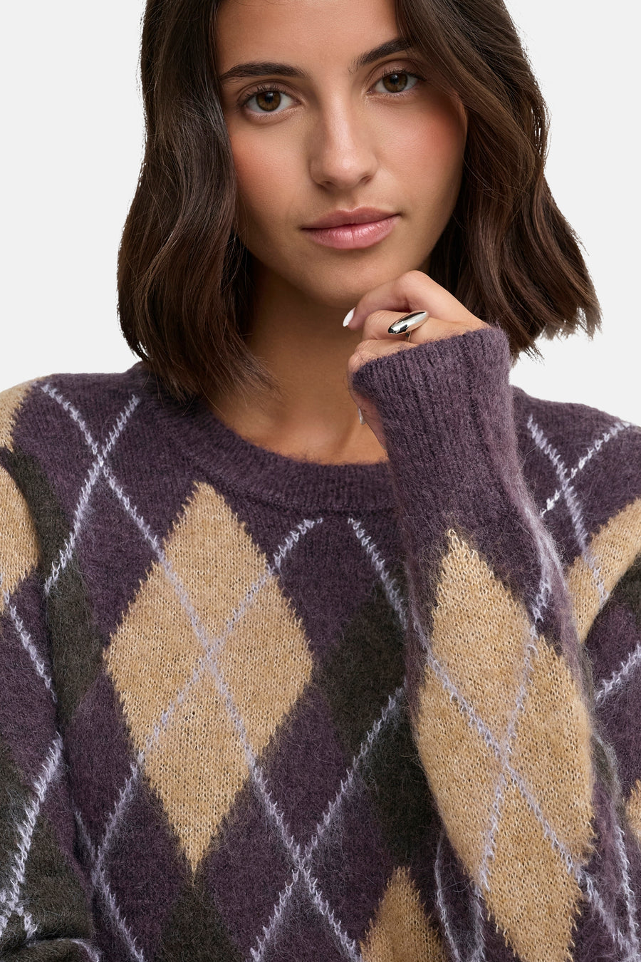 Pull col O multicolore - JDY