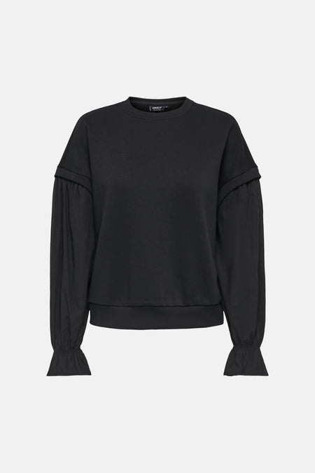 Sweat col O - Black