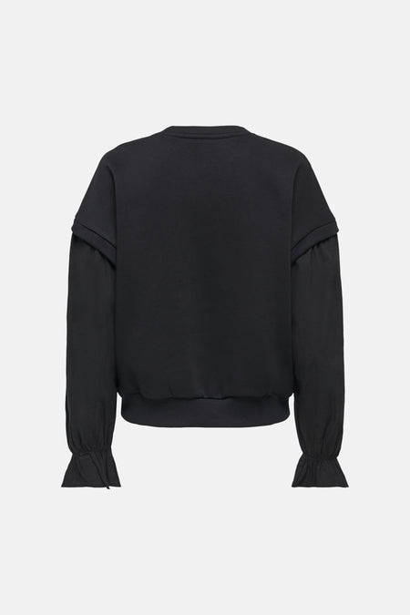 Sweat col O - Black