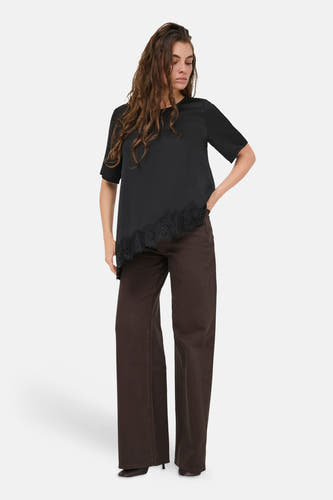 Top uni manche courte noir - JDY